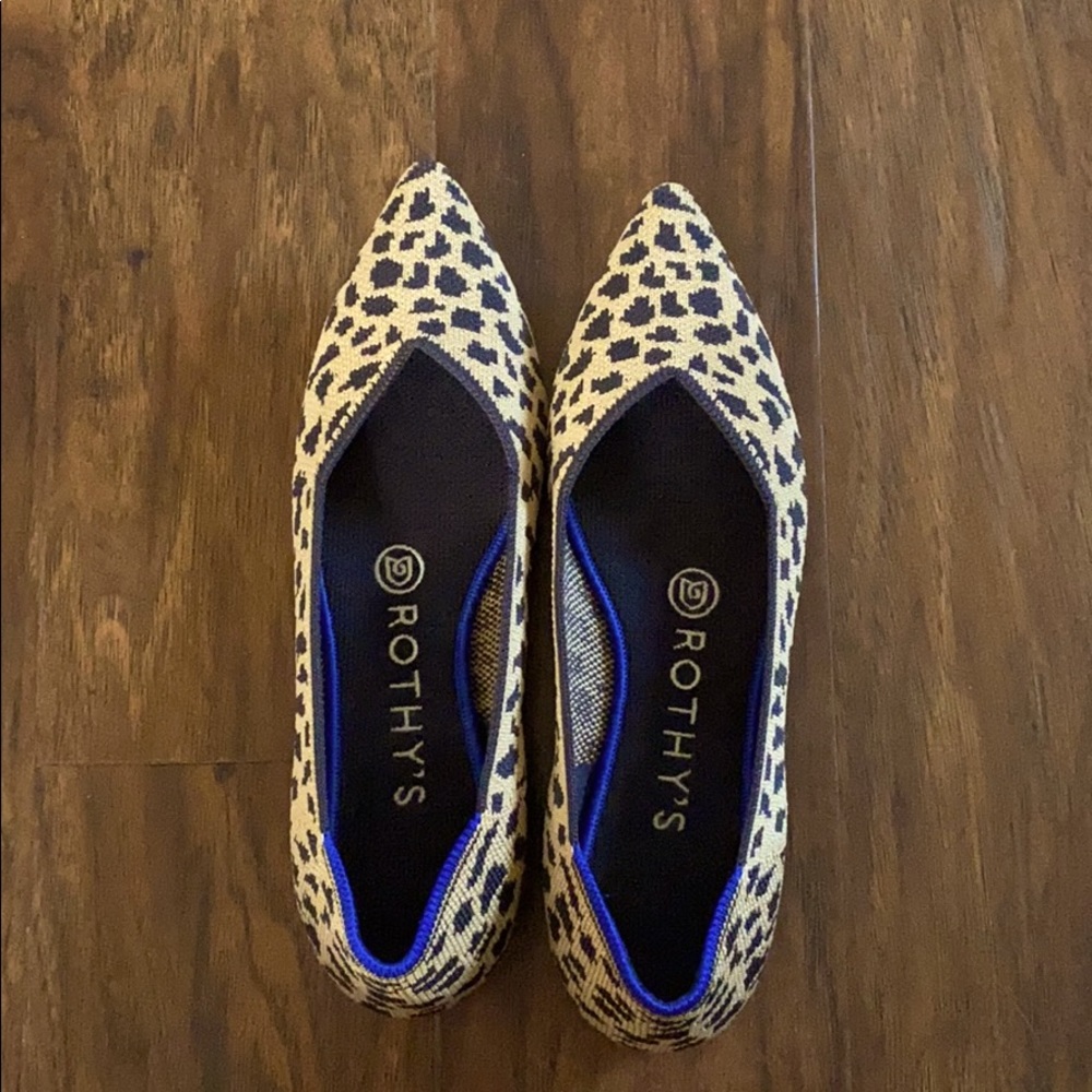 Rothy’s Leopard Points 6.5